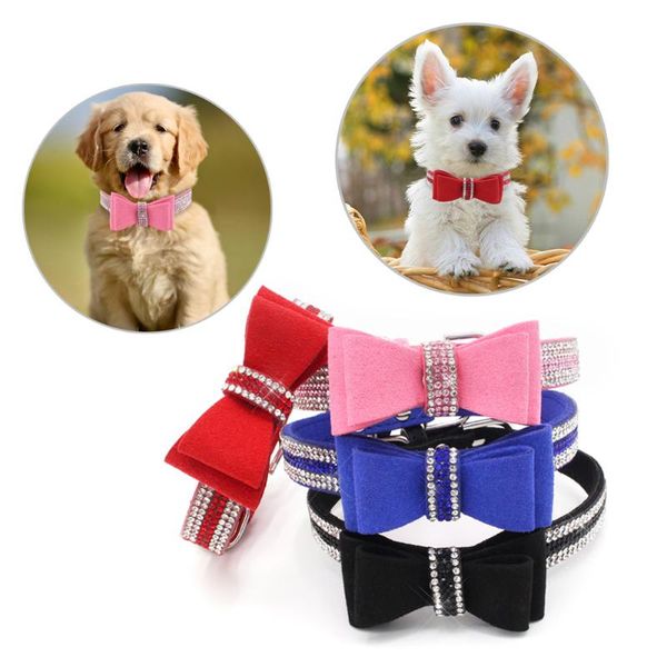 dog collars & leashes color rhinestone bow pet collar fashionable and stylish appearance double layer microfiber bowknot adjustable cat
dog collars & leashes color rhinestone bow pet collar fashionable and stylish appearance double layer microfiber bowknot adjustable cat