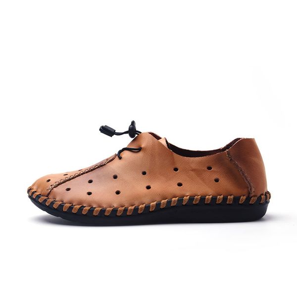 dress shoes men's driving men leather loafers fashion handmade soft breathable hole moccasins flats 38-48 5etc, Black
dress shoes men's driving men leather loafers fashion handmade soft breathable hole moccasins flats 38-48 5etc, Black