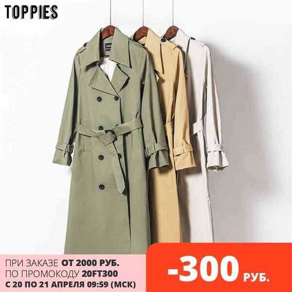 spring long trench coat women double breasted slim female outwear fashion windbreaker 210421, Black
spring long trench coat women double breasted slim female outwear fashion windbreaker 210421, Black