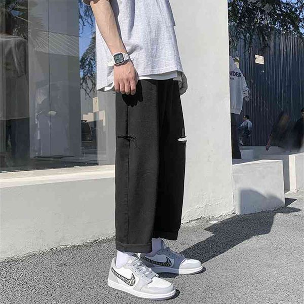 men's jeans summer ripped korean fashion loose casual torn straight harajuku streetwear hip-hop retro trousers wf1s, Blue
men's jeans summer ripped korean fashion loose casual torn straight harajuku streetwear hip-hop retro trousers wf1s, Blue