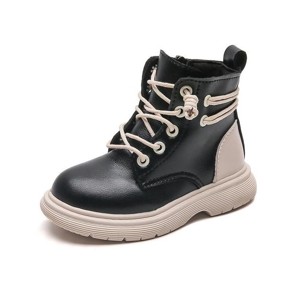 boots 2021 girls' spring and autumn high-single shoes boys' british fashion children' soft soled short, Black;grey
boots 2021 girls' spring and autumn high-single shoes boys' british fashion children' soft soled short, Black;grey