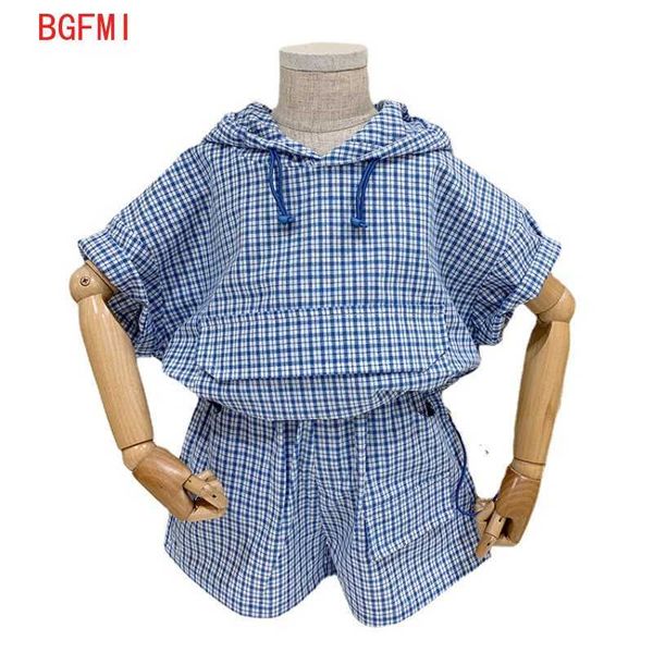 cotton linen plaid 2pcs suit boys girl sport clothes new korean summer girls hooded casual set short sleeve pant kids outfit x0902, White
cotton linen plaid 2pcs suit boys girl sport clothes new korean summer girls hooded casual set short sleeve pant kids outfit x0902, White