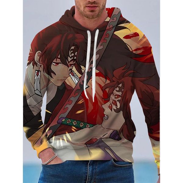 anime animation pattern men is a 3d printed hoodie visual impact party punk goth round neck american sweater hoodie, Black
anime animation pattern men is a 3d printed hoodie visual impact party punk goth round neck american sweater hoodie, Black