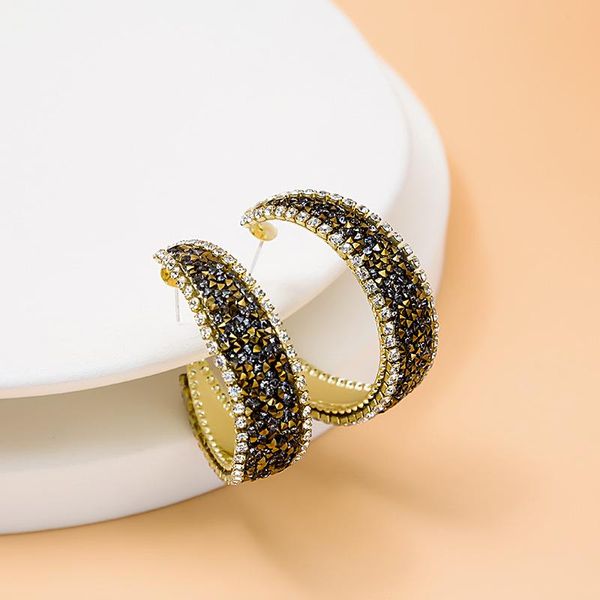 hoop & huggie vsnow exaggerated c shape bling rhinestones earring for women multicolor arc semicircle jewelry pendientes, Golden;silver
hoop & huggie vsnow exaggerated c shape bling rhinestones earring for women multicolor arc semicircle jewelry pendientes, Golden;silver