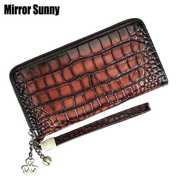 wallets crocodile pattern hand bag male genuine leather clutch retro brushed color long wallet with 36 card bit female, Red;black
wallets crocodile pattern hand bag male genuine leather clutch retro brushed color long wallet with 36 card bit female, Red;black