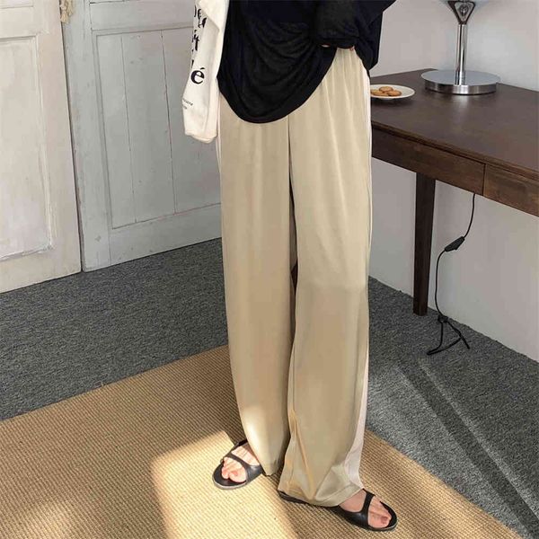 women's pants & capris hzirip summer elastic waistline loose-fitting hit-color all the chic femme women's casual fashion straight-, Black;white
women's pants & capris hzirip summer elastic waistline loose-fitting hit-color all the chic femme women's casual fashion straight-, Black;white