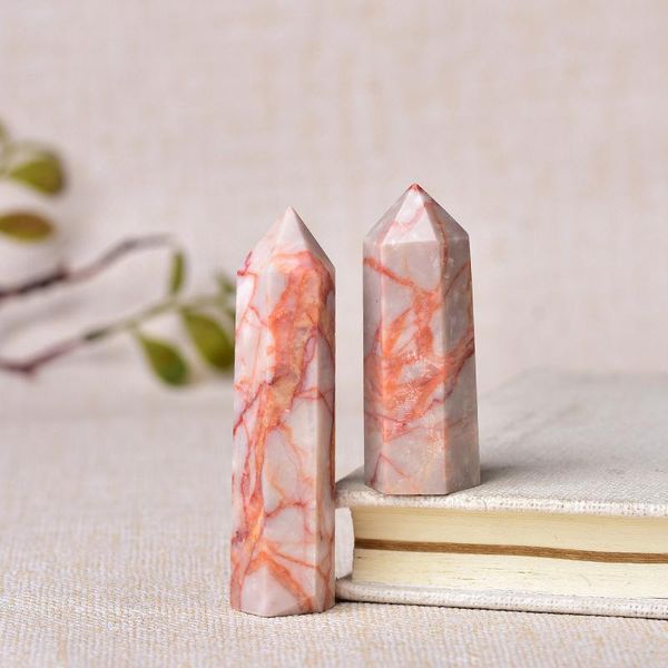 decorative objects & figurines 1pc natural crystal point red stripe stone healing ore mineral reiki obelisk tower ornament for home decor py
decorative objects & figurines 1pc natural crystal point red stripe stone healing ore mineral reiki obelisk tower ornament for home decor py