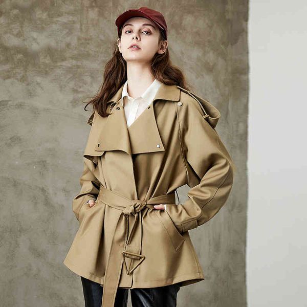 women's trench coats autumn with belt turn down collar khaki femme casaco abrigo streetwear d0i6, Tan;black
women's trench coats autumn with belt turn down collar khaki femme casaco abrigo streetwear d0i6, Tan;black