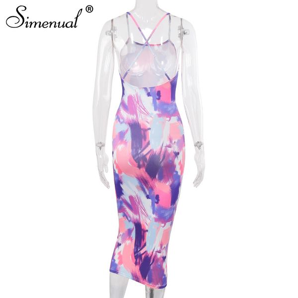 2021simenual backless criss cross midi dresses women strap sleeveless party clubwear tie dye print skinny bodycon dress new, Black;gray
2021simenual backless criss cross midi dresses women strap sleeveless party clubwear tie dye print skinny bodycon dress new, Black;gray