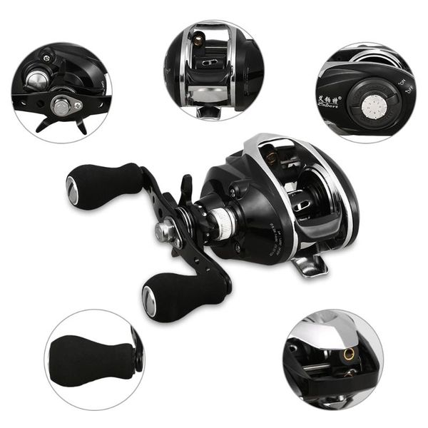 18+1 ball bearings baitcasting fishing reel with 7.2:1 gear ratio 12.1lbs max drag carp bait casting reels
18+1 ball bearings baitcasting fishing reel with 7.2:1 gear ratio 12.1lbs max drag carp bait casting reels