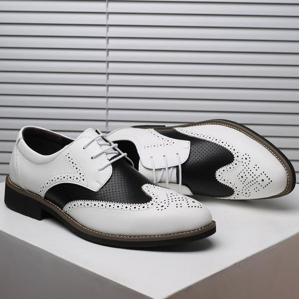 dress shoes yomior fashion summer breathable vintage british men soft leather formal white wedding oxfords brogue, Black
dress shoes yomior fashion summer breathable vintage british men soft leather formal white wedding oxfords brogue, Black