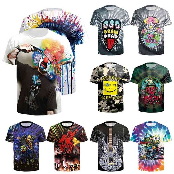 men's street hip hop men's t-shirt 2020 new 3d digital printing short sleeve personality, White;black
men's street hip hop men's t-shirt 2020 new 3d digital printing short sleeve personality, White;black