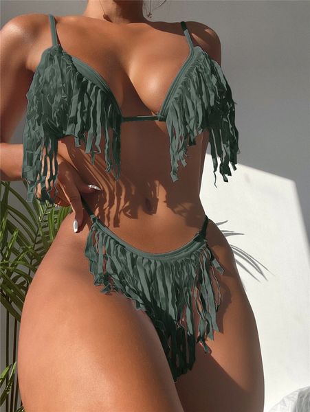 fringe triangle thong bikini swimsuit a8ut#, White;black
fringe triangle thong bikini swimsuit a8ut#, White;black