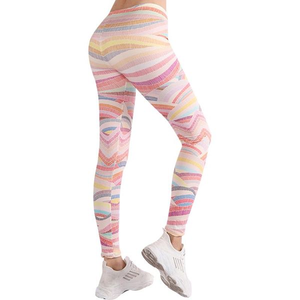 women spring colorful stripes printed fitness leggings female soft elastic tight pants long stretched slim trousers leggins women's, Black
women spring colorful stripes printed fitness leggings female soft elastic tight pants long stretched slim trousers leggins women's, Black