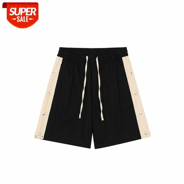 side-breasted trousers split casual shorts men's contrast color stitching loose straight five-point pants #584b, Black
side-breasted trousers split casual shorts men's contrast color stitching loose straight five-point pants #584b, Black