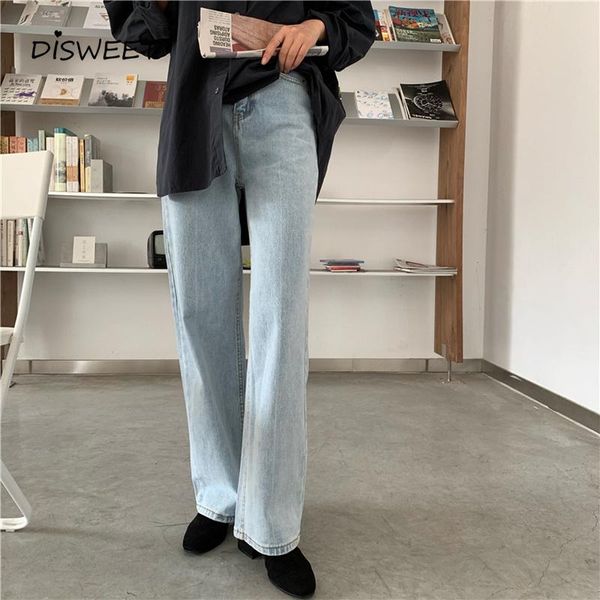 women's jeans korean high waist solid woman temperament button loose ladies harajuku slim wide-leg pants 2021, Blue
women's jeans korean high waist solid woman temperament button loose ladies harajuku slim wide-leg pants 2021, Blue