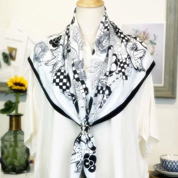 scarves square silk scarf for women prited shawls wraps fashion stoles hair tie bandana hijab 90*90cm, Blue;gray
scarves square silk scarf for women prited shawls wraps fashion stoles hair tie bandana hijab 90*90cm, Blue;gray