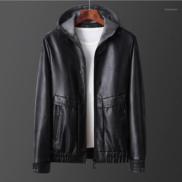 hooded biker leather jacket men fur coat motorcycle pu casual male slim fit outwear men's jackets, Black;brown
hooded biker leather jacket men fur coat motorcycle pu casual male slim fit outwear men's jackets, Black;brown