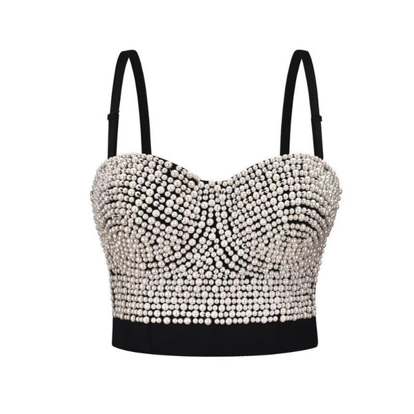 bras white pearl beading crop women bra gd2i, Red;black
bras white pearl beading crop women bra gd2i, Red;black