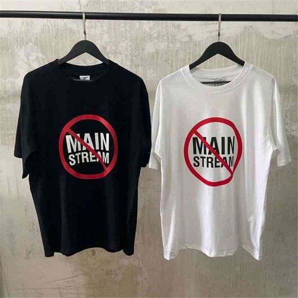 not mainstream t-shirt men graphic print vetements tea something oversize vtm shirts, White;black
not mainstream t-shirt men graphic print vetements tea something oversize vtm shirts, White;black