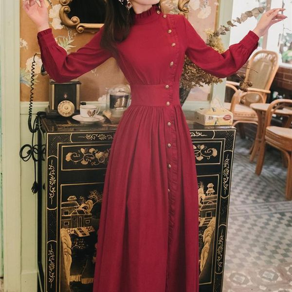 casual dresses 2021 autumn and winter retro-niche red veet tight-waist ny looking gracefully formal, Black;gray
casual dresses 2021 autumn and winter retro-niche red veet tight-waist ny looking gracefully formal, Black;gray