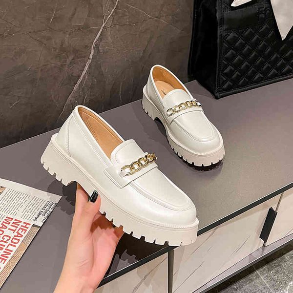 dress shoes loafers women spring 2021 genuine leather round head thick heel casual footwear british style girl yppv, Black
dress shoes loafers women spring 2021 genuine leather round head thick heel casual footwear british style girl yppv, Black