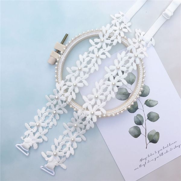 moly story decorative flower lace bra straps women intimate accessories thin bra strap, Black;white
moly story decorative flower lace bra straps women intimate accessories thin bra strap, Black;white