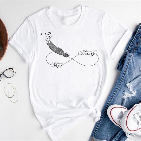 graphic cartoon feather letter womens t shirt 90strend short sleeve summer fashion print female clothes tees, White
graphic cartoon feather letter womens t shirt 90strend short sleeve summer fashion print female clothes tees, White
