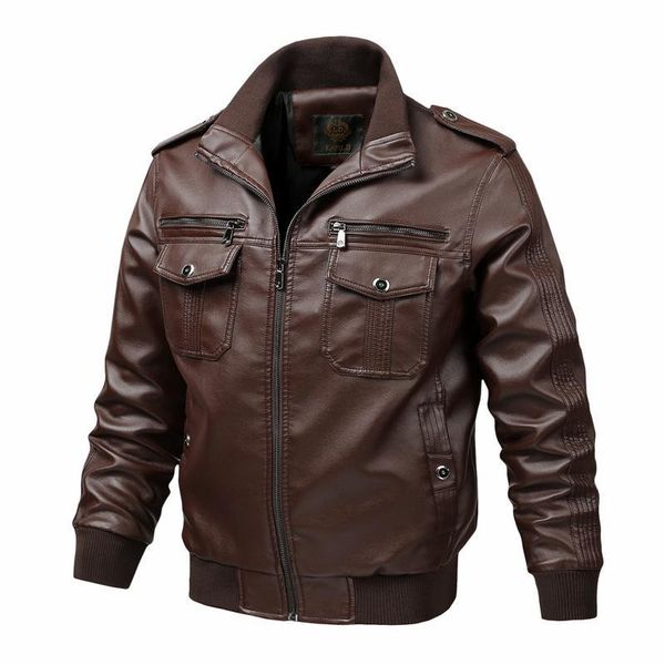 men's leather & faux brand jacket punk multi design style motorcycle biker men fashion skull coats male bomber 6xl 49po, Black
men's leather & faux brand jacket punk multi design style motorcycle biker men fashion skull coats male bomber 6xl 49po, Black