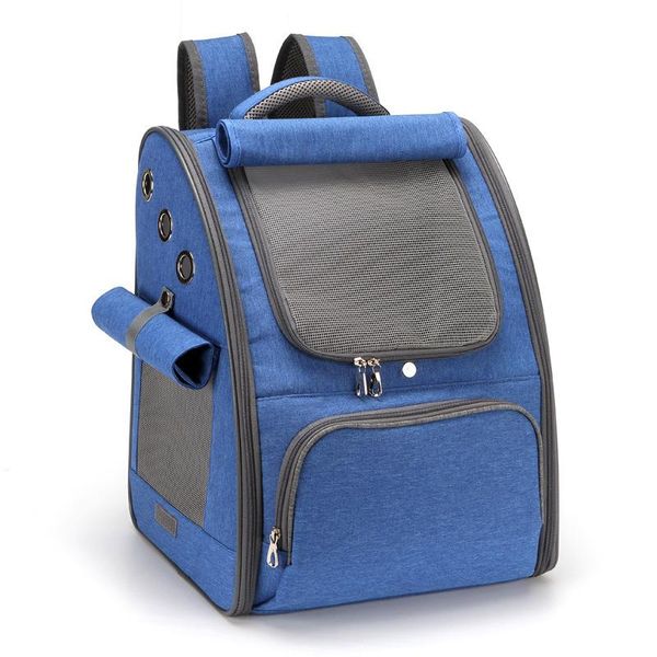 backpack foldable pet dog carrier bag portable breathable for cat mesh zipper double shoulder travel accessories
backpack foldable pet dog carrier bag portable breathable for cat mesh zipper double shoulder travel accessories