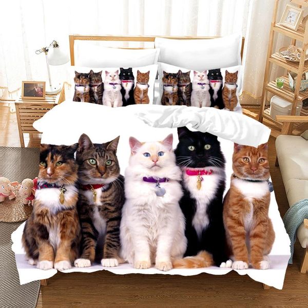 bedding sets home living luxury 3d cat print comfortable duvet cover pillowcase kids set size bed linen 2/3pcs
bedding sets home living luxury 3d cat print comfortable duvet cover pillowcase kids set size bed linen 2/3pcs
