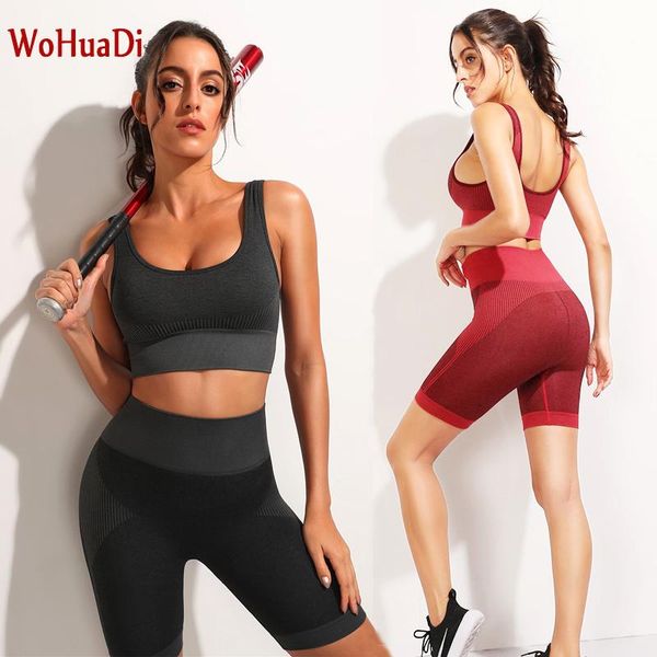 yoga outfit wohuadi 2021 women sport suit gym set bra tights shorts workout running clothing seamless wear athletic female
yoga outfit wohuadi 2021 women sport suit gym set bra tights shorts workout running clothing seamless wear athletic female