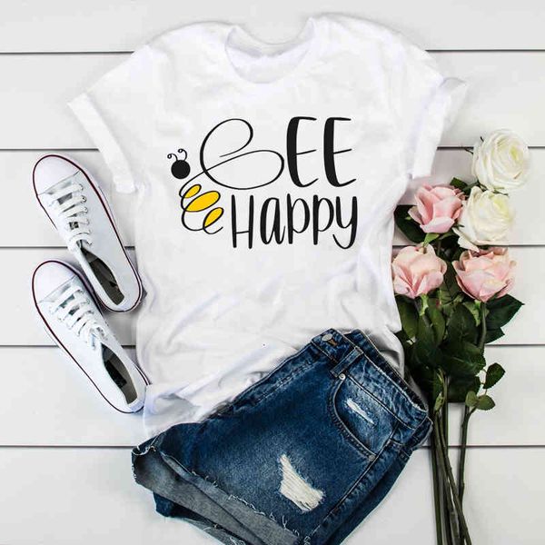 women's t-shirt women bee happy letter cartoon fashion print clothes ladies womens female tumblr graphic t shirt t-shirts oc5, White
women's t-shirt women bee happy letter cartoon fashion print clothes ladies womens female tumblr graphic t shirt t-shirts oc5, White
