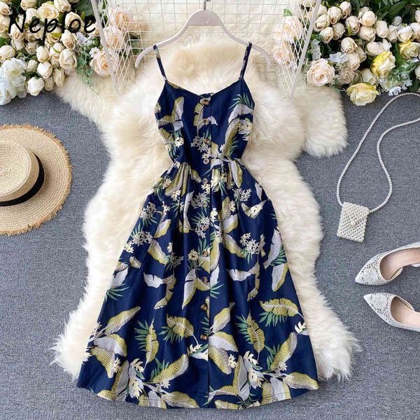 neploe floral print women dresses new summer v-neck backless slim wasit sleeveless button strappy dress 82136 210423, Black;gray
neploe floral print women dresses new summer v-neck backless slim wasit sleeveless button strappy dress 82136 210423, Black;gray