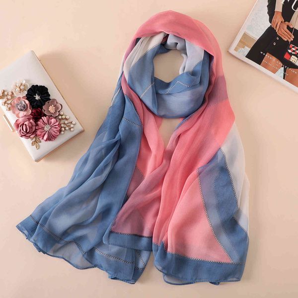 silk spring and autumn new shawl scarf dual purpose pure color chiffon sun protection beach towel like, Blue;gray
silk spring and autumn new shawl scarf dual purpose pure color chiffon sun protection beach towel like, Blue;gray