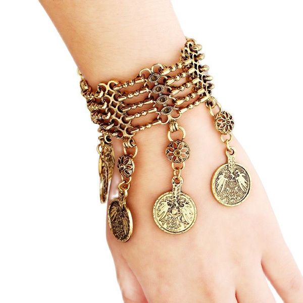 bohemian tassel coin bracelet boho gypsy ethnic statement bangle metal vintage charm bracelets, Golden;silver
bohemian tassel coin bracelet boho gypsy ethnic statement bangle metal vintage charm bracelets, Golden;silver