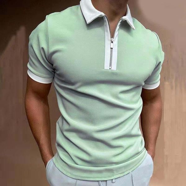 men's polos man t-shirts fashion zipper design lapel casual summer tshirts shirts for men shirt blous, White;black
men's polos man t-shirts fashion zipper design lapel casual summer tshirts shirts for men shirt blous, White;black