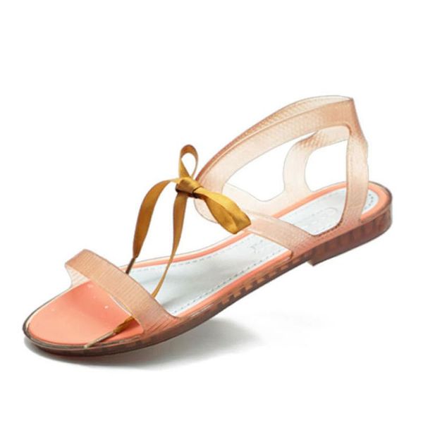 women sandals open toe summer beach lace up jelly shoes soft sole fashion girl comfortable antiskid outdoor casual flats, Black 
women sandals open toe summer beach lace up jelly shoes soft sole fashion girl comfortable antiskid outdoor casual flats, Black