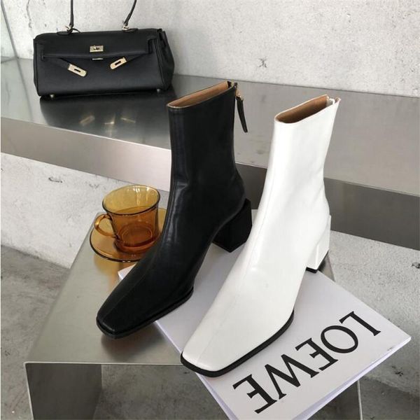 boots elegant women ankle shoes block high heels sock square toe chunky zipper lady autumn winter party, Black
boots elegant women ankle shoes block high heels sock square toe chunky zipper lady autumn winter party, Black
