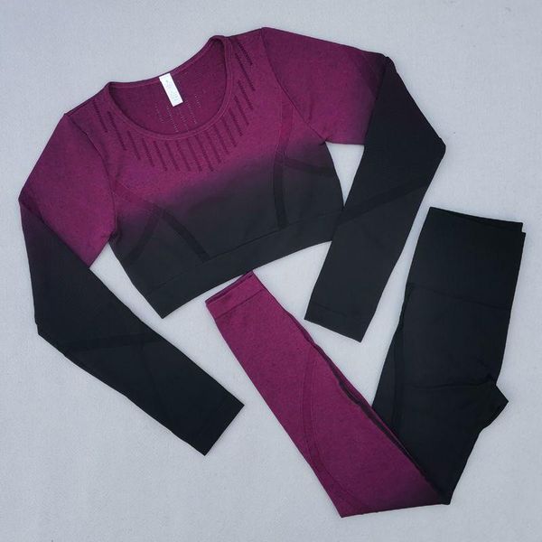 yoga outfit 2 pcs seamless women workout sportwear set fitness long sleeve crop gym clothing pants high waist leggings sports suits
yoga outfit 2 pcs seamless women workout sportwear set fitness long sleeve crop gym clothing pants high waist leggings sports suits