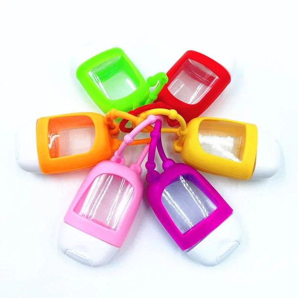storage bottles & jars 1 pc 30ml portable mini empty bottle traveling refillable silicone protective cover hand sanitizer sub container
storage bottles & jars 1 pc 30ml portable mini empty bottle traveling refillable silicone protective cover hand sanitizer sub container