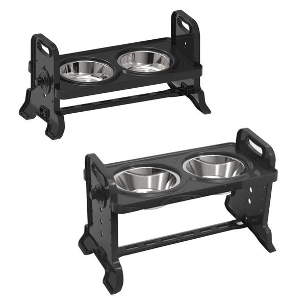 1pcs anti-slip elevated double dog bowls adjustable height pet feeding dish feeder cat & feeders
1pcs anti-slip elevated double dog bowls adjustable height pet feeding dish feeder cat & feeders
