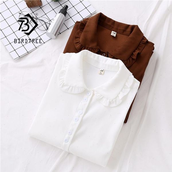 womens shirts arrival solid peter pan ruched collar white shirt lantern sleeve button up casual brown sweet blouse feminina blusa
womens shirts arrival solid peter pan ruched collar white shirt lantern sleeve button up casual brown sweet blouse feminina blusa