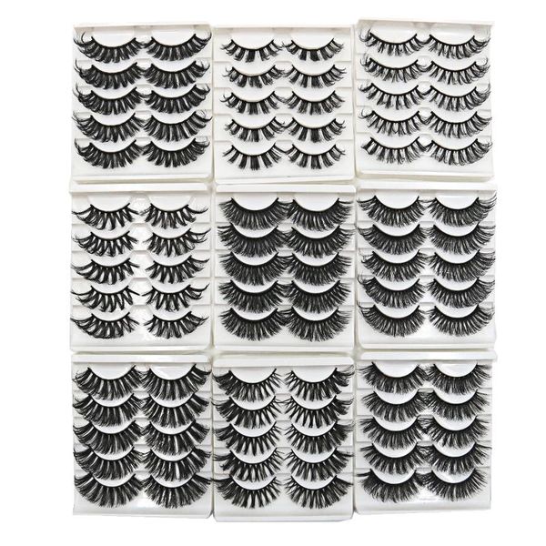 false eyelashes 5 pairs 3d 5d faux mink hair 18mm multilayers fashion handmade lashes volume fluffy make up
false eyelashes 5 pairs 3d 5d faux mink hair 18mm multilayers fashion handmade lashes volume fluffy make up