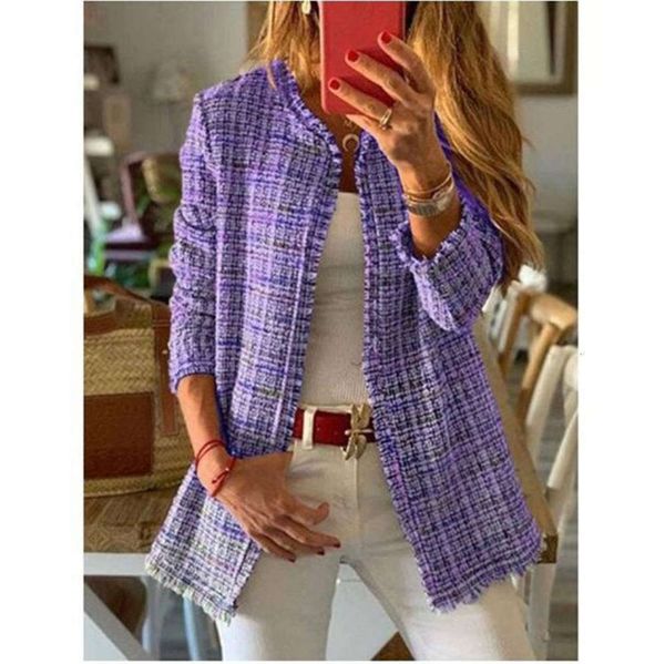 women's jackets coats autumn winter rainbow tweed with small wind fragrance and medium length woollen plaid sweater for women 27th, Black;brown
women's jackets coats autumn winter rainbow tweed with small wind fragrance and medium length woollen plaid sweater for women 27th, Black;brown
