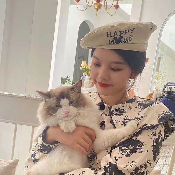 bailey hat signature fashion versatile british embroidered fur hat early autumn travel sunshade painter hat girl zy, Blue;gray
bailey hat signature fashion versatile british embroidered fur hat early autumn travel sunshade painter hat girl zy, Blue;gray