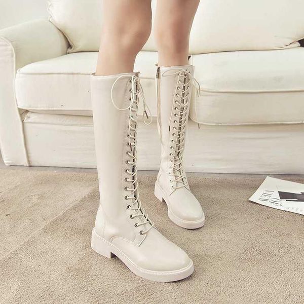 boots net red women's lace up zipper high plush knee length british style leather, Black
boots net red women's lace up zipper high plush knee length british style leather, Black