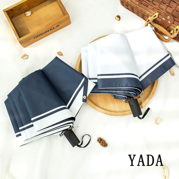 umbrellas yada korean style navy stripe umbrella foldable rain anti-uv charms folding for womens windproof custom ys890
umbrellas yada korean style navy stripe umbrella foldable rain anti-uv charms folding for womens windproof custom ys890