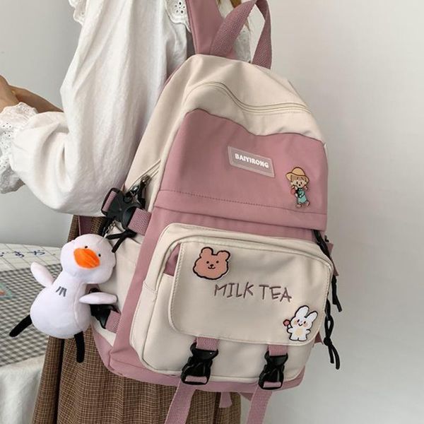backpack taoxiaolu fashion kawaii women waterproof nylon buckle rucksack cute school bag travel mochila for teenage girl bookbag
backpack taoxiaolu fashion kawaii women waterproof nylon buckle rucksack cute school bag travel mochila for teenage girl bookbag