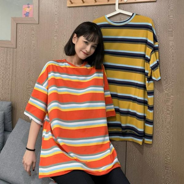 summer short sleeve harajuku tees bf korean o-neck causal ladies loose oversized t shirt for women clothing striped hipster women's t-, White
summer short sleeve harajuku tees bf korean o-neck causal ladies loose oversized t shirt for women clothing striped hipster women's t-, White